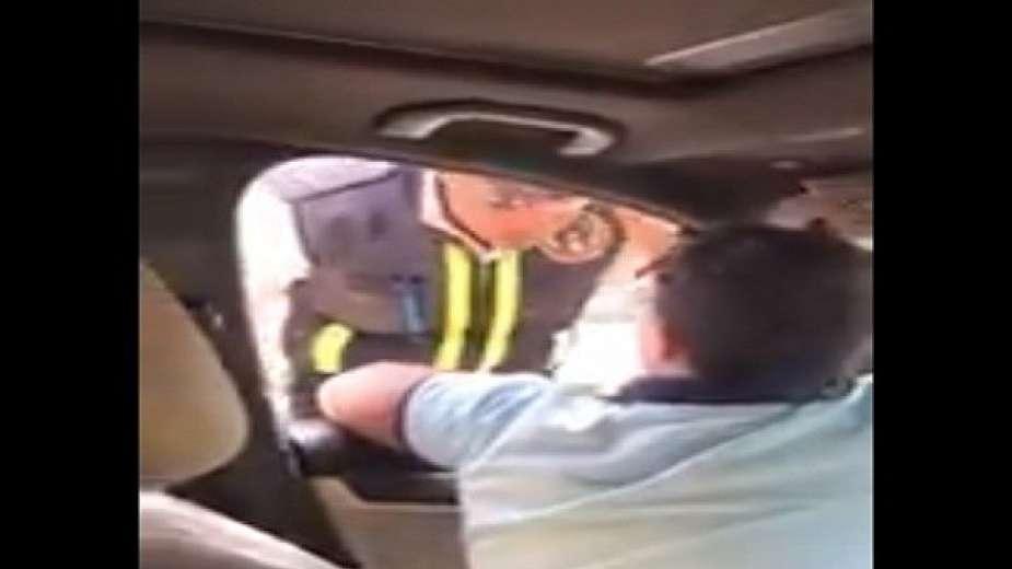 القبض على الطفل صاحب واقعة التعدي على ضابط المرور