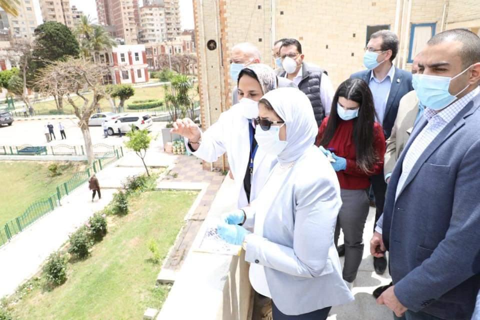 وزيرة الصحة: جاري الانتهاء من تطوير ورفع كفاءة 35 مستشفي حميات وصدر لتصبح مستشفيات للعزل
