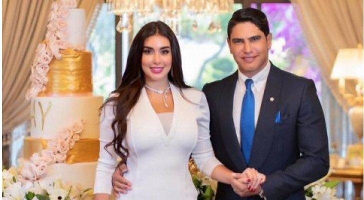 أبوهشيمة يعقد قرانه على الفنانة ياسمين صبرى