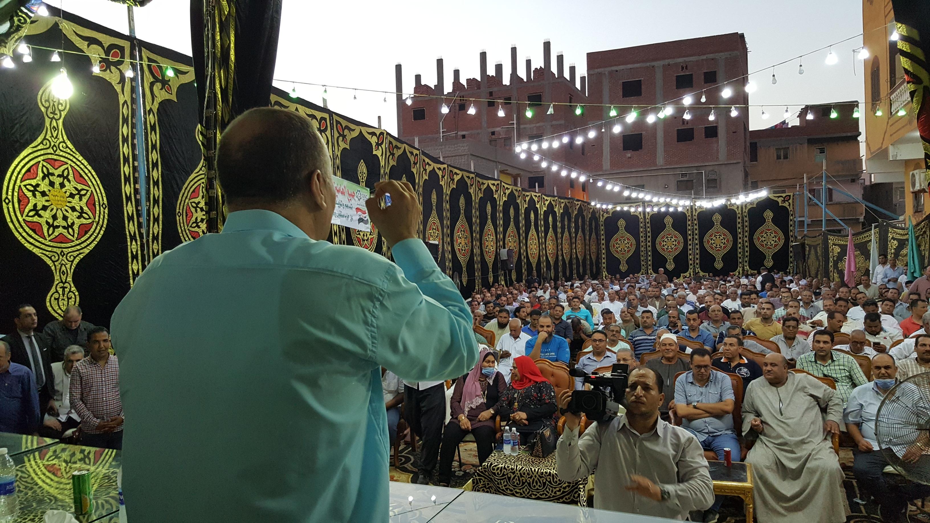 مؤتمر جماهيرى حاشد بالحامول لدعم مرشحى مستقبل وطن بكفر الشيخ