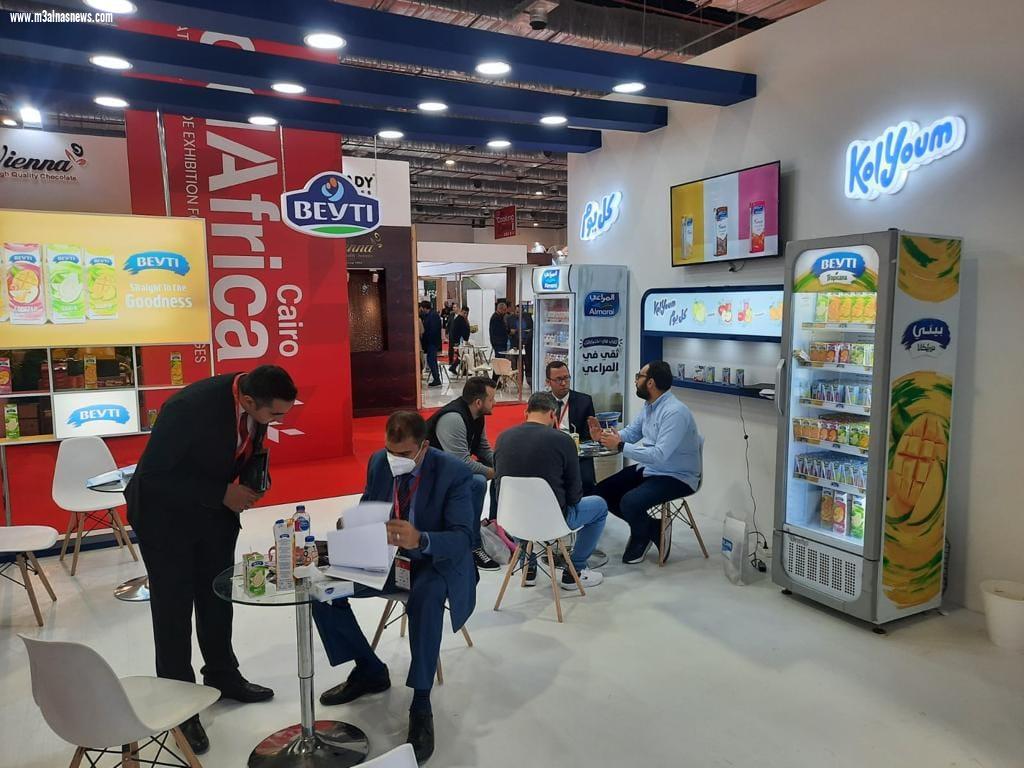 خلال مشاركتها بمعرض فود أفريكا 