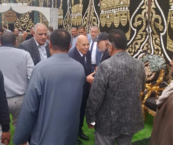 بالصور .. وزير التنمية المحلية الأسبق يقدم واجب العزاء للواء مسعد أبوسكين 