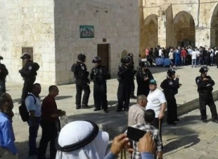 اقتحام الاقصى من قِبل غليك وعشرات المستوطنين