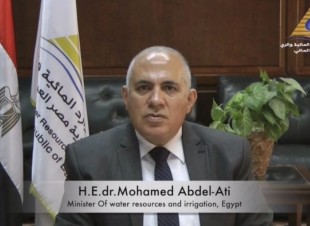 وزير الري فى جلسة تحلية المياه والتكامل مع المناخ للتنميةالمستدامة
