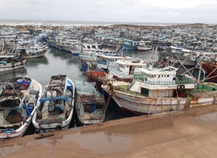 توقف حركة الملاحة الصيد لليوم الثالث على التوالي بكفر الشيخ لسوء الأحوال الجوية