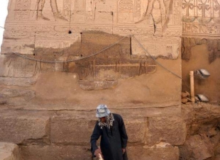 علماء آثار صينيون ومصريون يبعثون الحياة في معبد مونتو جنوب مصر