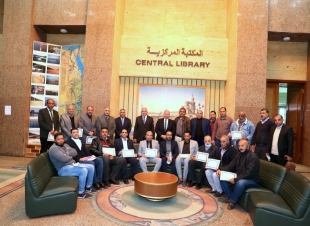 تكريم القائمين على تنفيذ خفض المناسيب فى بحيرة وادى مريوط