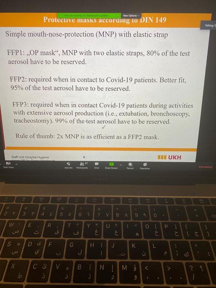 أول لقاء علمي أون لاين بين كليتى الطب بجامعة حلوان ومارتن لوثر ومستشفى هال الألمانية