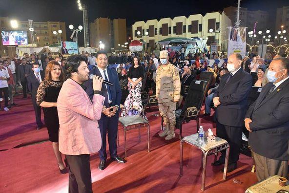  30 عريس وعروسة في حفل زفاف جماعي بمحافظة اسيوط