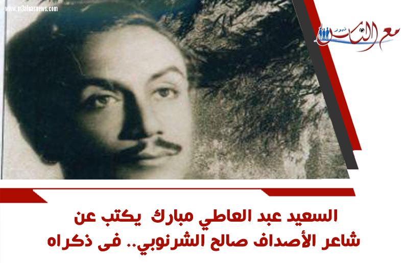 السعيد عبد العاطي مبارك  يكتب عن شاعر الأصداف صالح الشرنوبي.. فى ذكراه