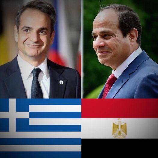 السيد الرئيس عبد الفتاح السيسي يعقد مباحثات على مستوى القمة مع رئيس الوزراء اليوناني