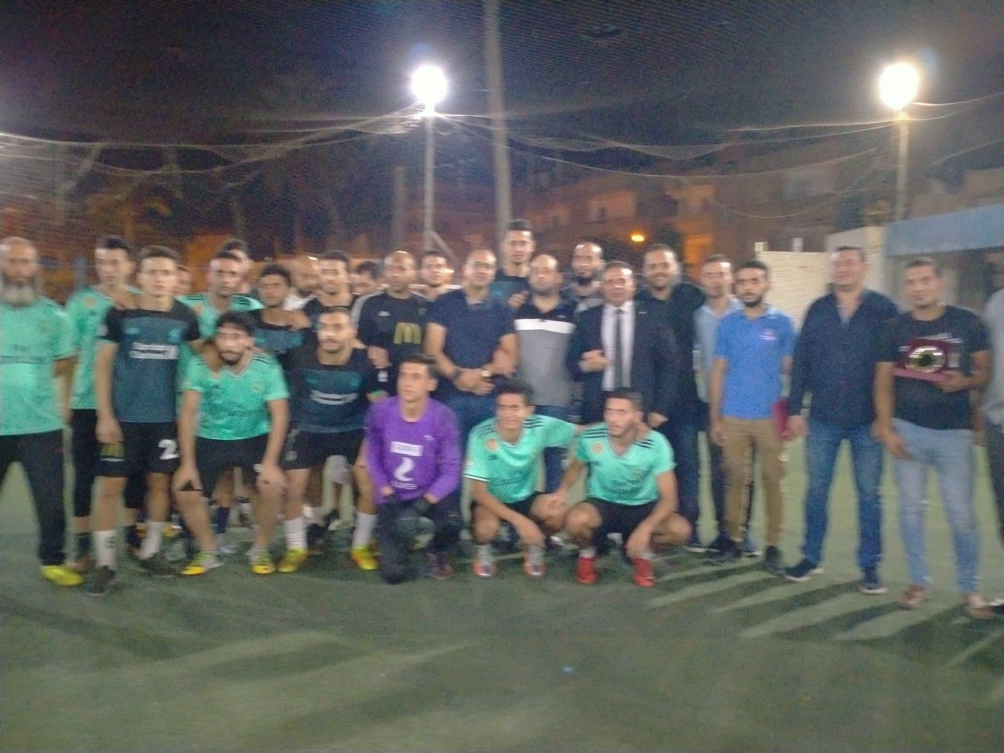 تكريم الطبيب محمود سامى في افتتاح دورة رياضية ببلطيم تحت عنوان شكرًا أطباء مصر