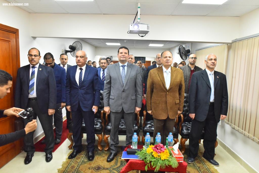 نائب وزير المالية ومحافظ أسيوط يفتتحان أعمال تطوير ورفع كفاءة مبنى المديرية المالية