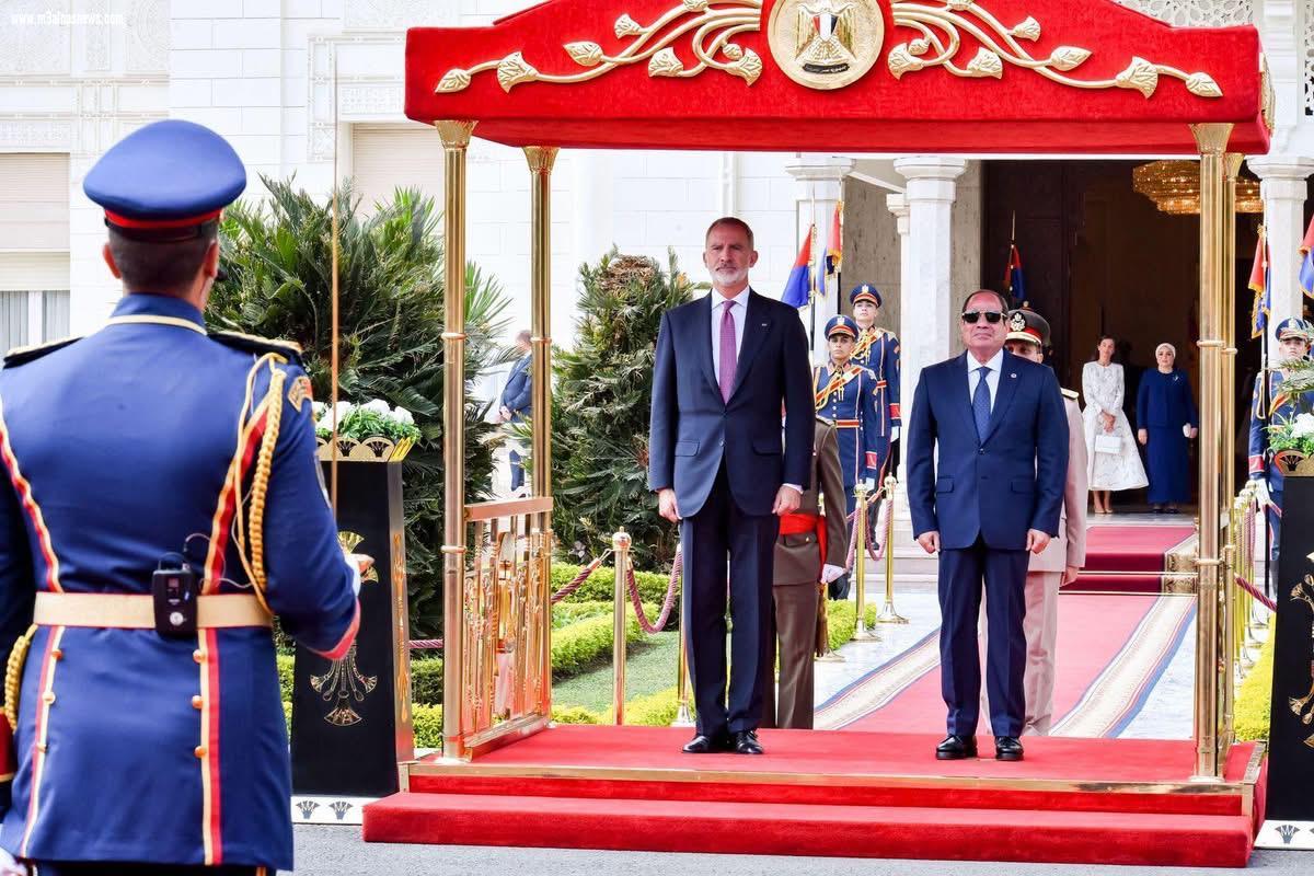 ملك وملكة إسبانيا يزوران مصر في أول زيارة دولة ويجريان لقاءات رسمية وزيارات رمزية تعكس عمق العلاقات الثنائية