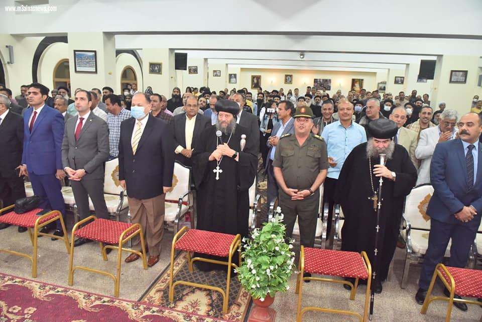 محافظ أسيوط وقائد المنطقة الجنوبية العسكرية يشهدان حفل تجليس 