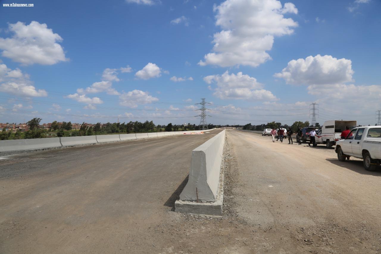 محافظ كفر الشيخ يتفقد انشاء طريق كفر الشيخ دسوق المزدوج