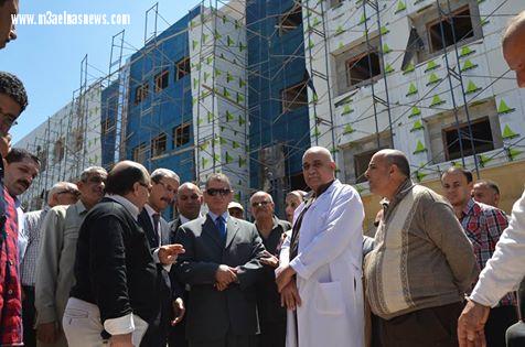 بالصور| محافظ كفرالشيخ يتفقد تطوير وإعادة إنشاء مستشفى قلين المركزى بتكلفة 130 مليون جنيه