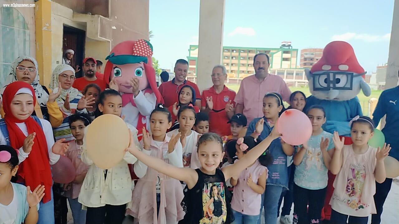  قادرون باختلاف والأطفال يشاركون في فعاليات البرامج والترفيه تحت مبادرة العيد احلى بكفر الشيخ 