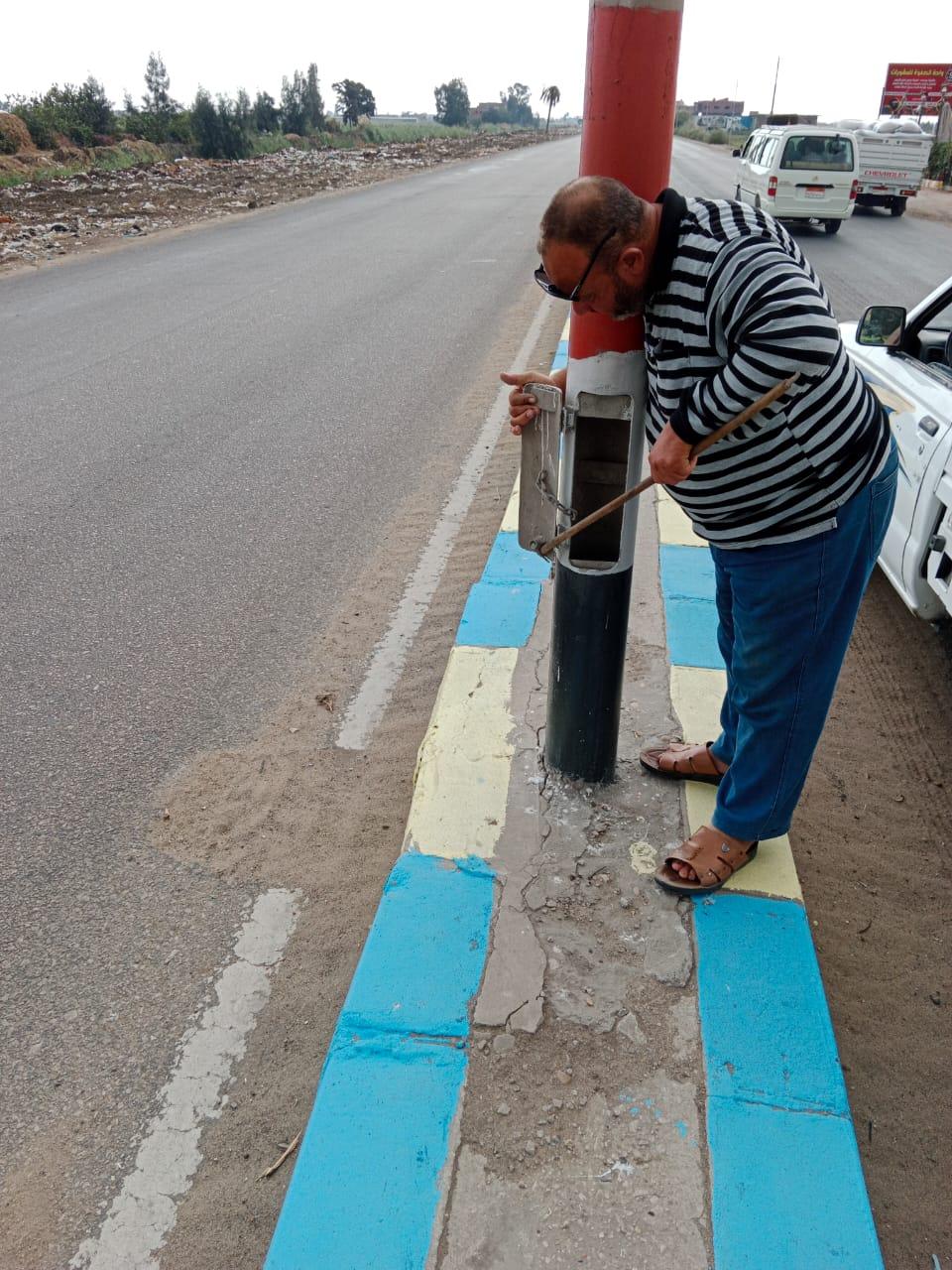 حملة مكبرة بمدن وقرى كفر الشيخ لرفع كفاءة الكهرباء 