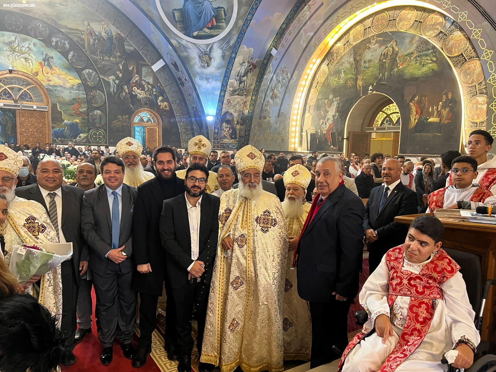 أمين شياخة شيراتون بحزب مستقبل وطن يهنئ البابا تواضروس والأخوة الأقباط بعيد الميلاد المجيد