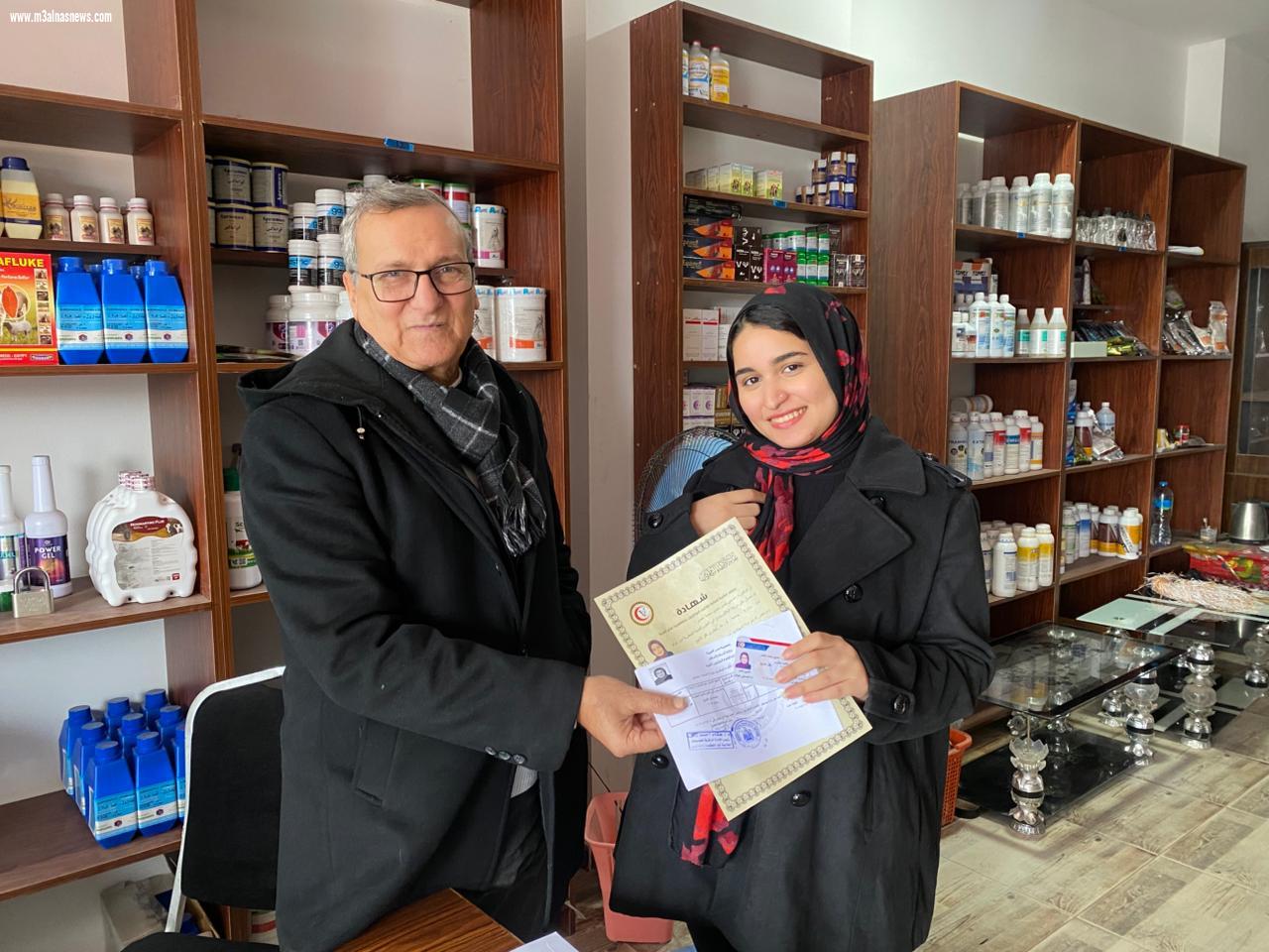 اصغر طبيبة بنقابة البيطرين بكفر الشيخ .. دكتورة ضحي خضر