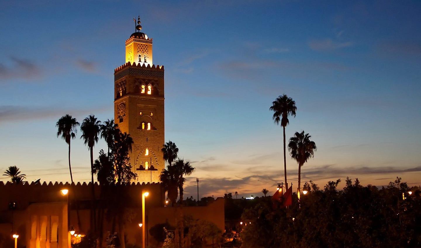 جامع الكتيبة  من اهم المعالم الاسلامية بمراكش