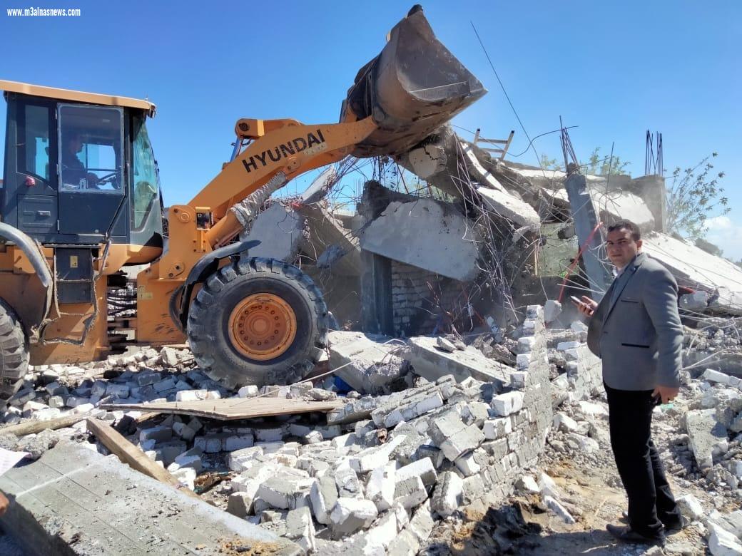   تنفيذ 18 قرار تعدى على مساحة 2000 متر أراضي زراعية بالحامول بكفر الشيخ