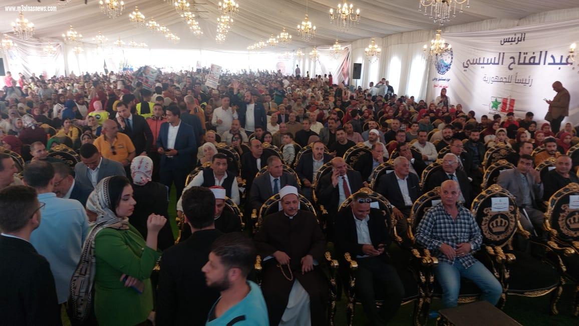 بدأ المؤتمر الجماهيري الحاشد لحزب مستقبل وطن بمحافظة كفر الشيخ