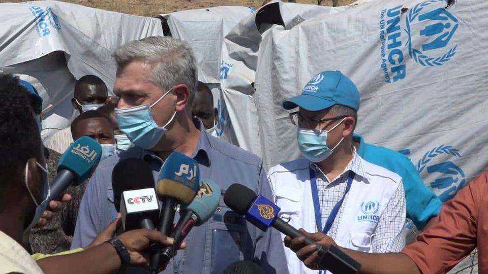 نداء عاجل من المفوض السامي لشؤن اللاجئين لأغاثة الالاف من الاثيوبيين اللاجئيين للسودان