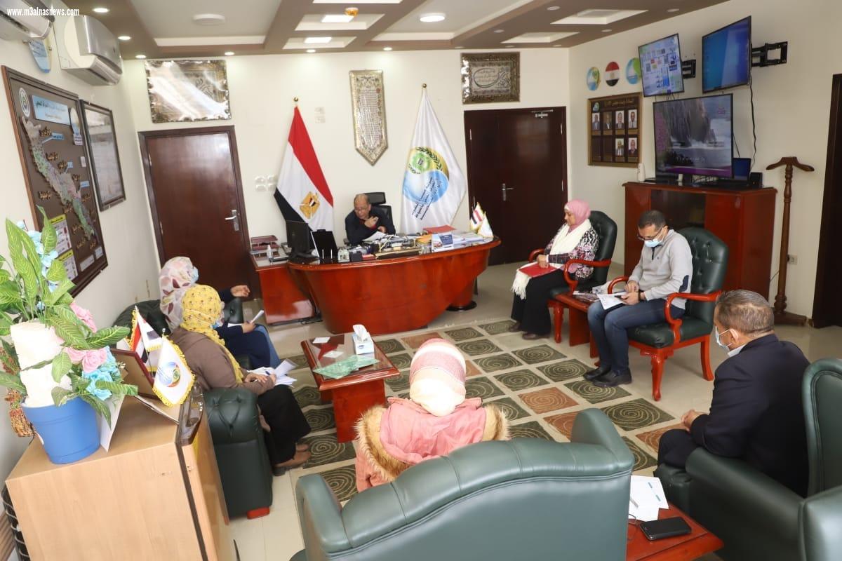 مياه أسيوط تناقش الميزانية المستهدفة للعام المالى القادم 2022/ 2023