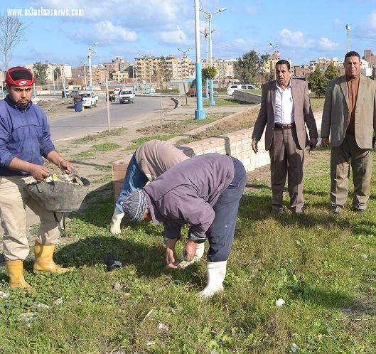 رئيس مدينة بلطيم يشدد على أعمال النظافة اليومية: نحن البوابة الشمالية للمحافظة