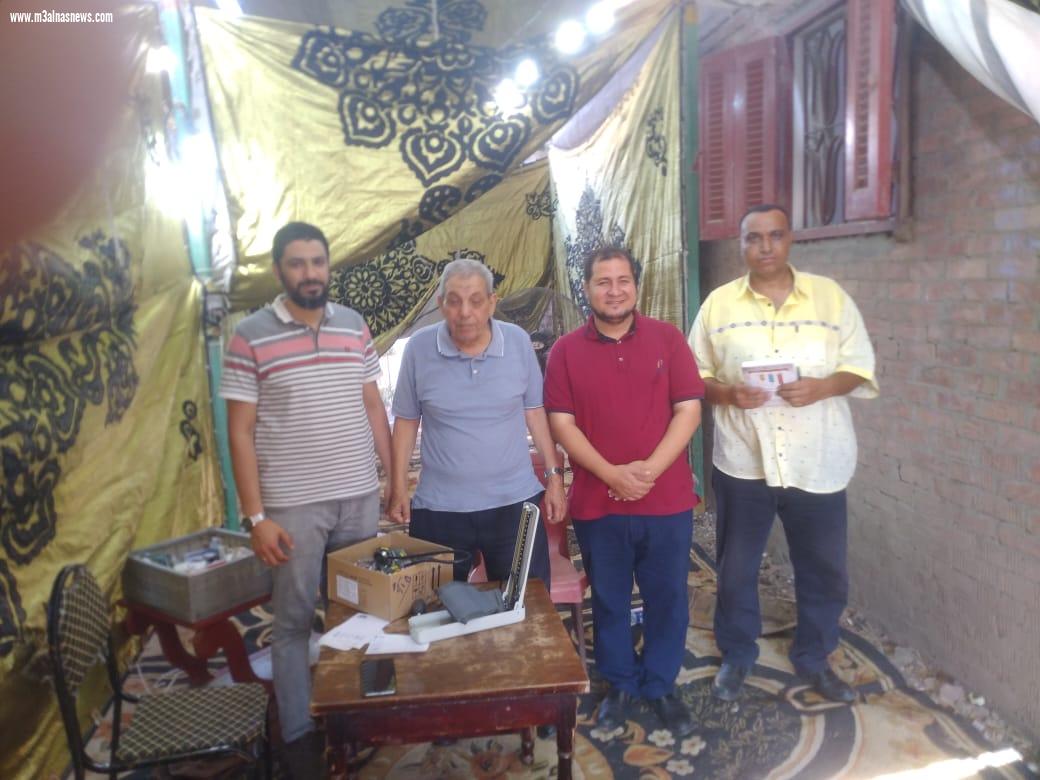 ثلاثية الخير توقع الكشف علي٢٥٠ مواطنا من ابناء قرية الرصيف