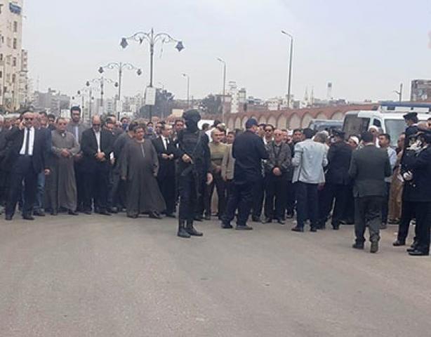 تشييع مهيب لجثمان الشهيد محمد فوزي الحوفي