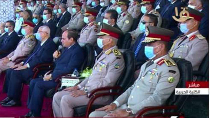 السيسي..لا أحد يقدر على مصر لان جيشنا قادر على الحماية
