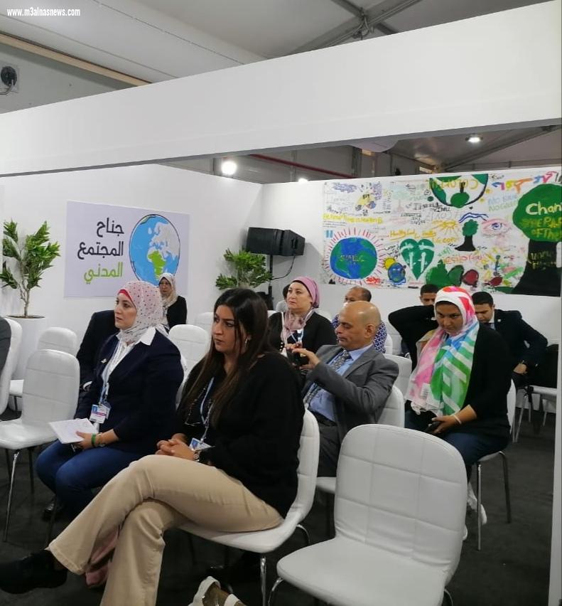 النهضة الزراعية تناقش تأثير الأعمال التوعوية لمنصة المناخ بمؤتمر المناخ COP27 بشرم الشيخ