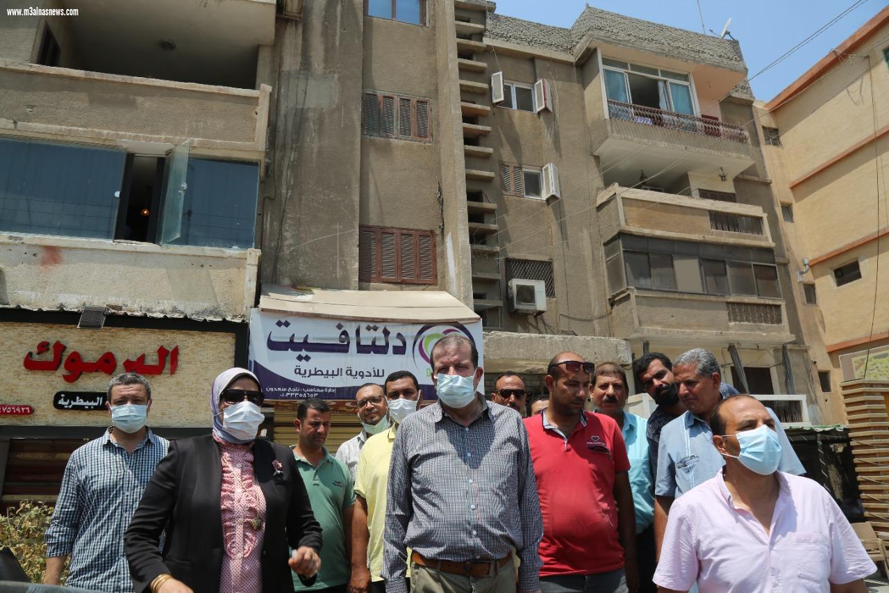 ماضى ومبروك ...  يقودان حملة على الأسواق وتحرير ٤١٢ محضراً متنوعاً بكفر الشيخ