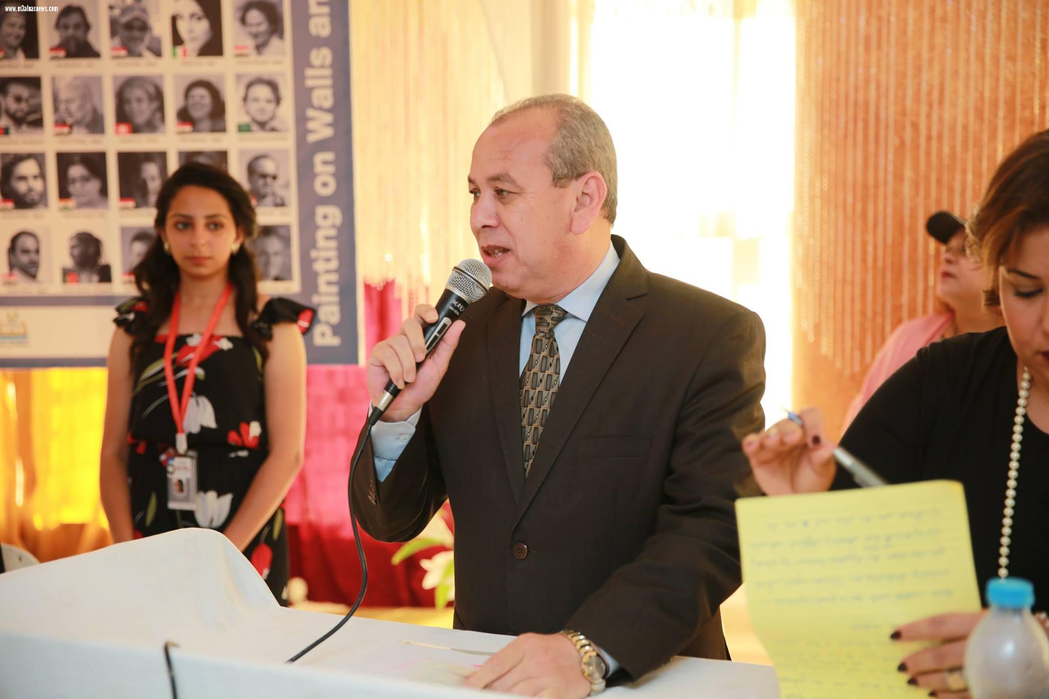 محافظ كفرالشيخ يشهد فعاليات ملتقي البرلس الدولى الخامس للرسم على الحوائط والمراكب ويكرم 42 فنان تشكيلى من 18 دولة