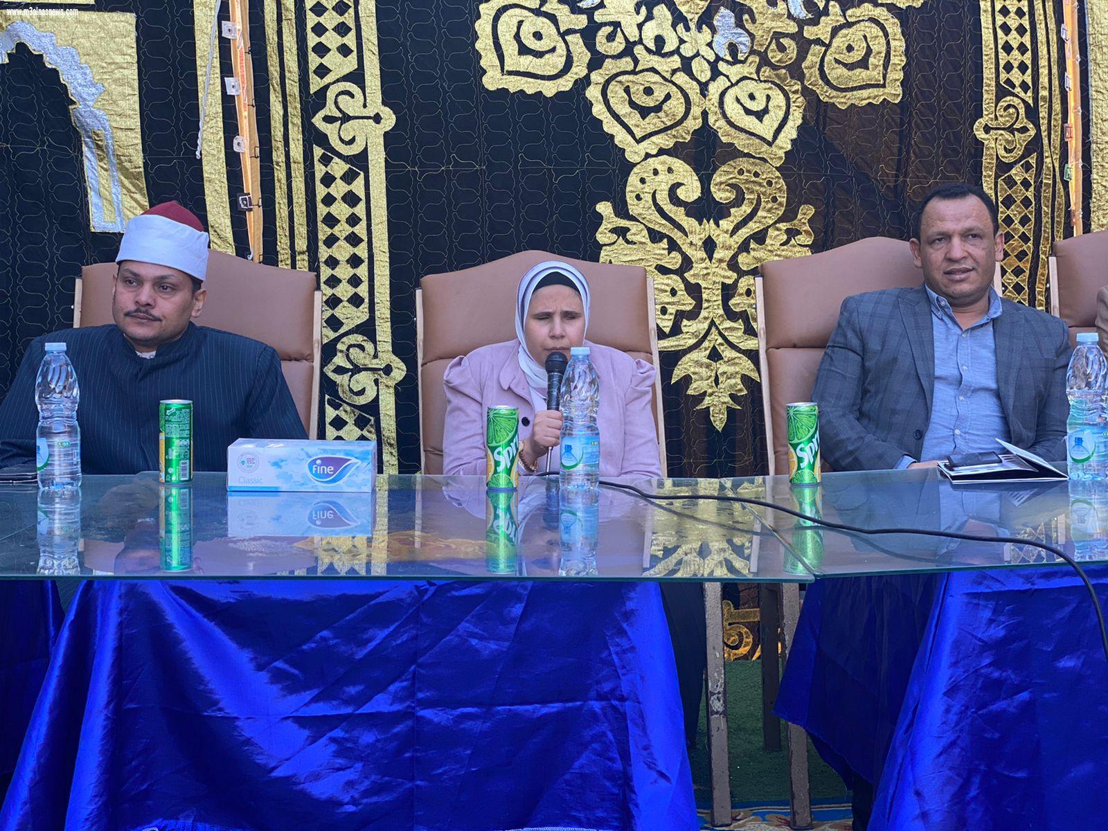 النائب يونس عبدالرازق يشارك فى حفل تكريم أسماء عادل