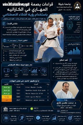 ابتكار علمي جديد فى كلية التربية البدنية جامعة الحلة