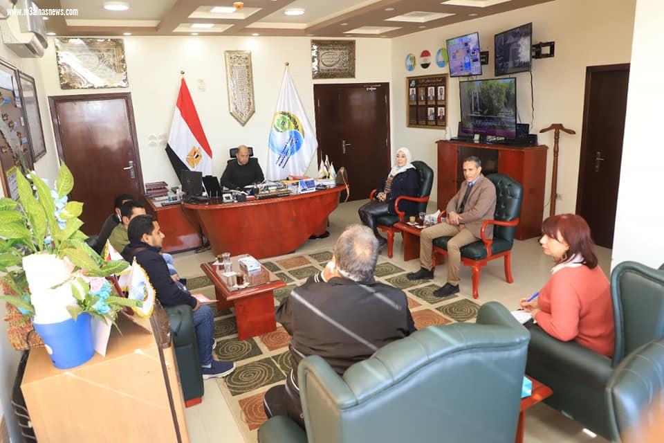 مياه أسيوط تناقش آليات التعاون مع مؤسسة مصر الخير.. بروتوكول جديد.