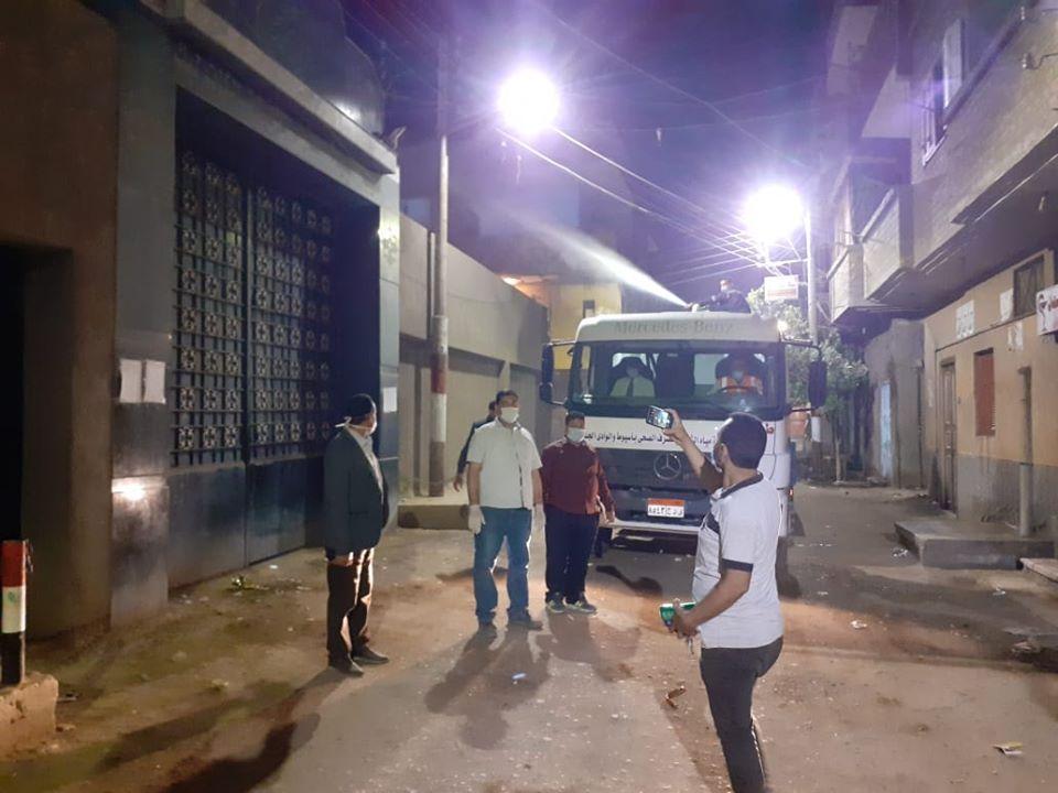 حملات رش وتطهير مستمرة بقرى ومراكز أسيوط للوقاية من فيروس كورونا المستجد