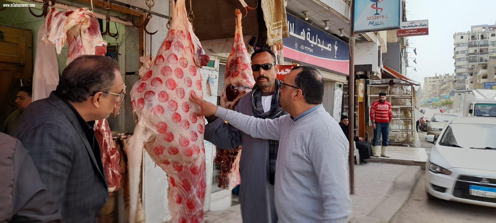 تحرير 71محضراً للمخالفين من التجار في حملة على الأسواق بكفر الشيخ