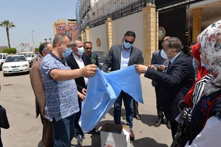 محافظ الدقهلية يتفقد مناطق العزل بالمدينه الجامعيه