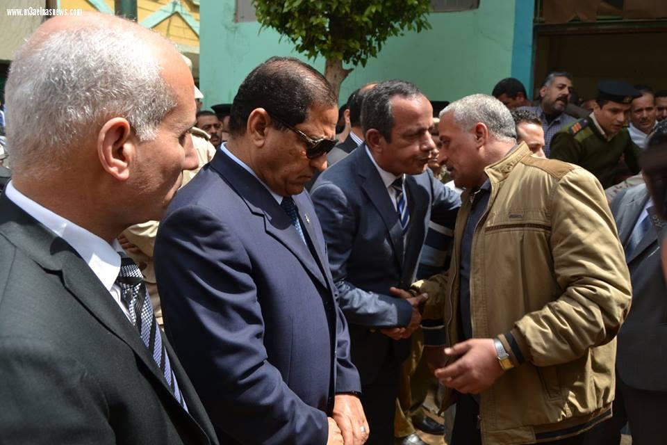 أهالي دقرن بكفر الزيات تشيع جنازة عسكرية للشهيد محمد نوفل أمين شرطة