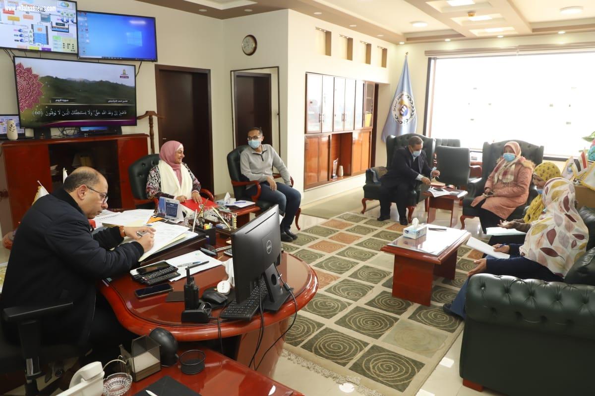 مياه أسيوط تناقش الميزانية المستهدفة للعام المالى القادم 2022/ 2023