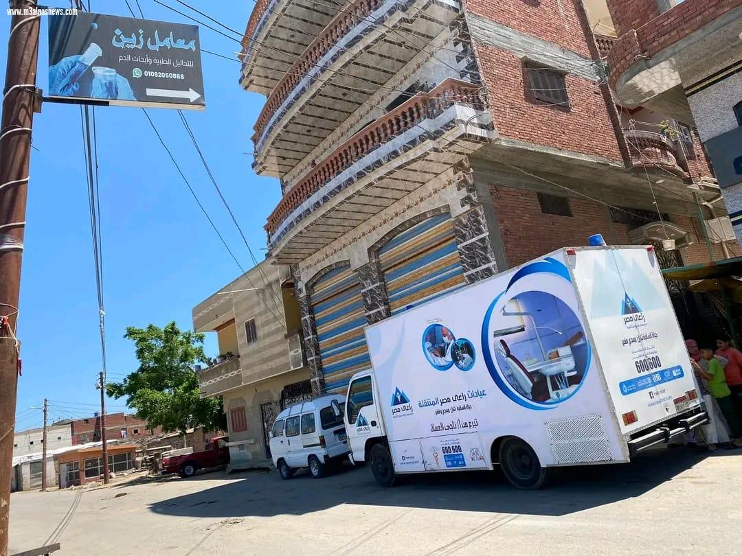 ثلاثية الخير توقع الكشف علي٢٥٠ مواطنا من ابناء قرية الرصيف