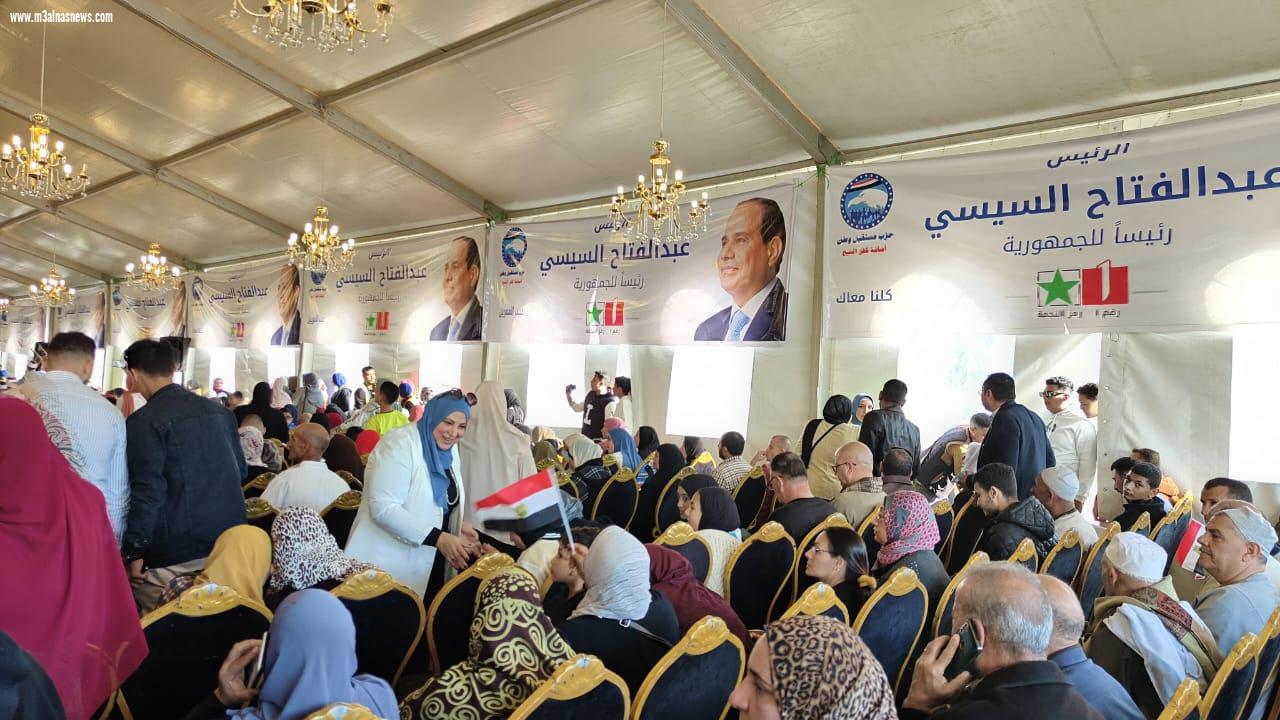 بدأ المؤتمر الجماهيري الحاشد لحزب مستقبل وطن  بمدينة دسوق