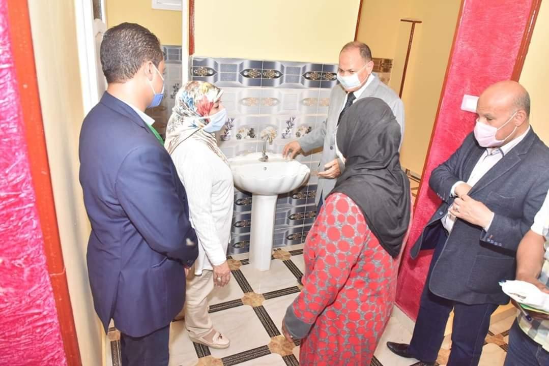 محافظ أسيوط يفتتح المرحلة الأولى من مشروع إعمار المنازل التى  تنفذها الأورمان وتحيا مصر