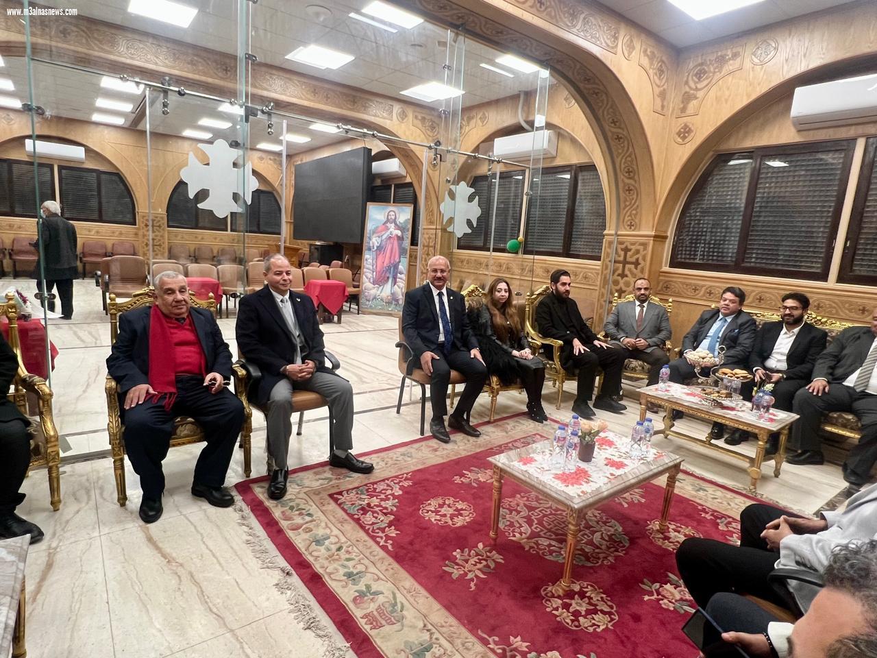 أمين شياخة شيراتون بحزب مستقبل وطن يهنئ البابا تواضروس والأخوة الأقباط بعيد الميلاد المجيد