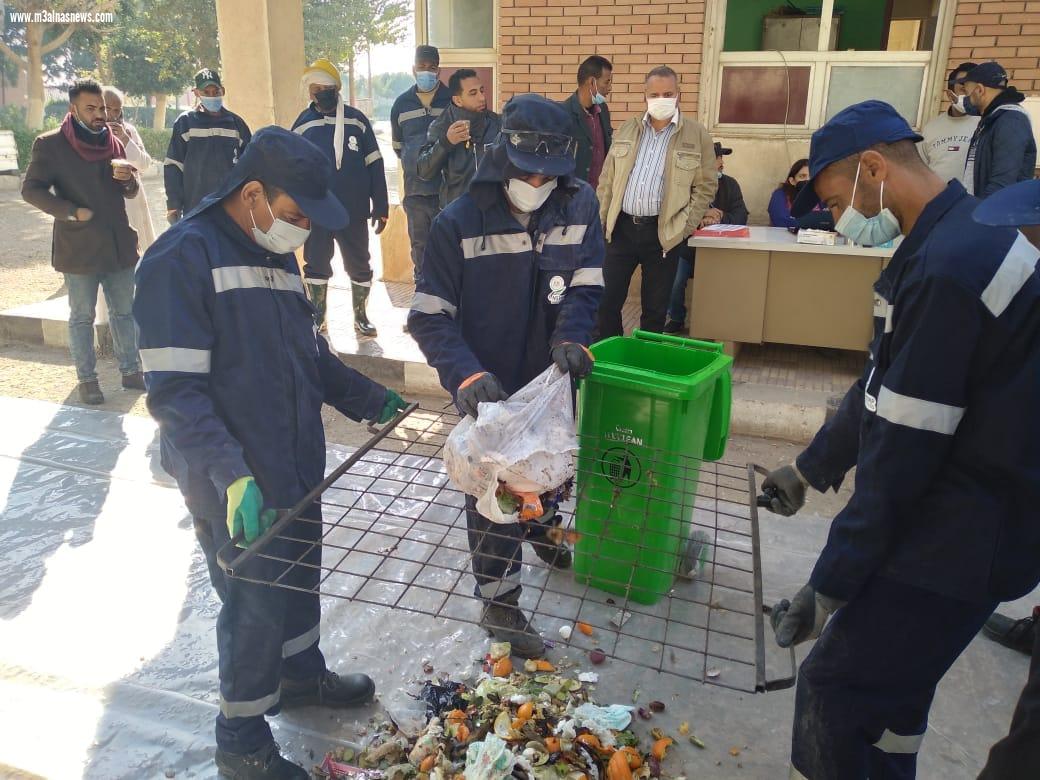 محافظ أسيوط : ورش عمل ودورات تدريبية للعاملين بمنظومة النظافة بالمحافظة بالتعاون مع البرنامج الوطنى لادارة المخلفات الصلبة وهيئة التعاون الالمانية